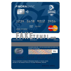 Andorra Morabank fake mastercard photoshop template PSD