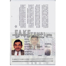 Argentina fake passport photoshop template PSD, 2012-present