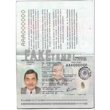 Argentina fake passport photoshop template PSD