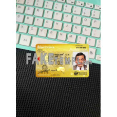 Australia Queensland fake driving license photolook template PSD, scan and photo-realistic look