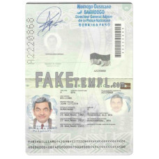 Burkina Faso fake standard passport photoshop template PSD, (2008 – 2018)