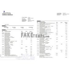 Australia Bank of Melbourne fake bank statement Word and PDF template, 6 pages