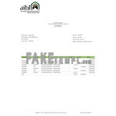 Bangladesh Al-Arafah Islami fake bank statement Word and PDF template