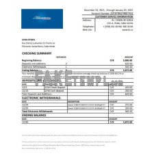 Cabo Verde Banco Inter-Atlântico fake bank statement Excel and PDF template