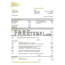 Cuba Banco Central de Cuba fake bank statement Word and PDF template