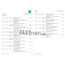 Germany Consorsbank fake bank statement Word and PDF template, 2 pages