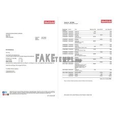 Germany Weltbild fake bank statement Word and PDF template, 2 pages