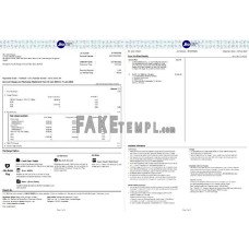 India Jio Digital Life fake bank statement Word and PDF template, 4 pages