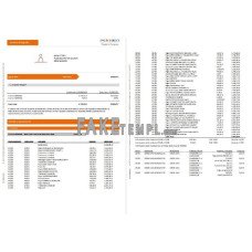 Spain ING Direct fake bank statement Word and PDF template, 3 pages