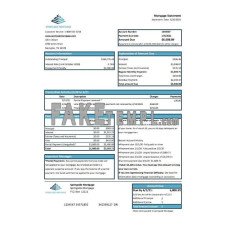 USA Springside Mortgage fake bank statement Excel and PDF template