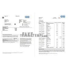 United Kingdom Halifax fake bank statement Word and PDF template(2 pages)