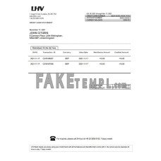 United Kingdom LHV Group fake bank statement Word and PDF template