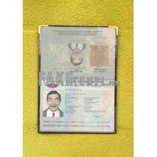 Belgium fake passport photolook template PSD, scan and photo-realistic look 2014 - 2017