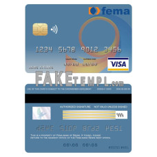 Bhutan Bank of Bhutan fake visa card debit card photoshop template PSD