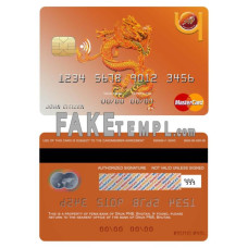 Bhutan Druk PNB bank fake mastercard photoshop template PSD