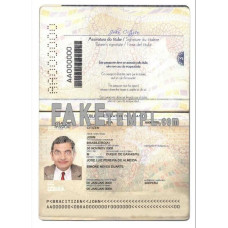 Brazil fake standard passport photoshop template PSD, 2019 – present