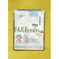 Burkina Faso fake passport photolook template PSD, scan and photo-realistic look