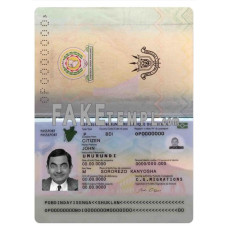 Burundi fake standard passport photoshop template PSD, (2019 – present)