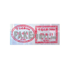 China fake visa stamp photoshop template PSD