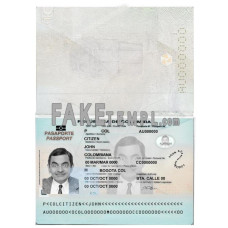 Colombia fake passport photoshop template PSD, 2018 – present