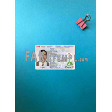 Canada Permanent  fake resident card photolook template PSD,scan and photo-realistic look