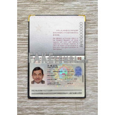 China fake passport photolook template PSD, scan and photo-realistic look 2013 - present