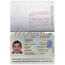 China fake passport photoshop template PSD, 2013 – present