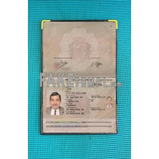 Congo fake passport photolook template PSD, scan and photo-realistic look 2014 - present