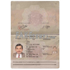 Congo fake passport photoshop template PSD, 2014-present