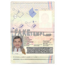 Costa Rica fake passport photoshop template PSD