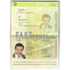 Cote D’Ivoire fake passport photoshop template PSD