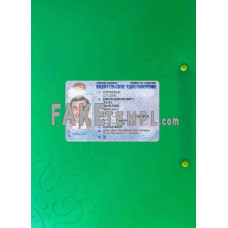 Donetsk fake driving license photolook template PSD, scan and photo-realistic look