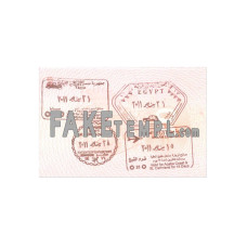 Egypt fake visa stamp photoshop template PSD