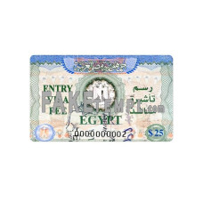 Egypt fake entry visa photoshop template PSD