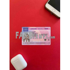 Estonia  fake driving license photolook template PSD, scan and photo-realistic look