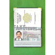 Fiji fake passport photolook template PSD, scan and photo-realistic look