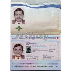 Finland fake passport photoshop template  PSD