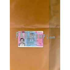 France Residence fake permit (Titre de séjour) photolook template PSD,scan and photo-realistic look