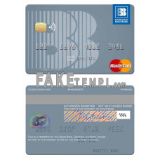 Georgia Basis Bank fake mastercard photoshop template PSD