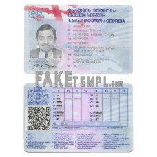 Georgia fake driving license photoshop template PSD