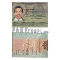 Germany fake identity card photoshop template PSD