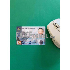 Guatemala fake driving license photolook template PSD, scan and photo-realistic look