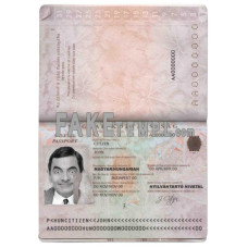 Hungary fake passport photoshop template PSD