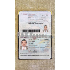 Iran fake passport photolook template PSD, scan and photo-realistic look 2014 - present