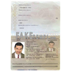 Italy fake passport photoshop template PSD