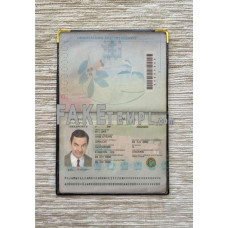 Jamaica fake passport photolook template PSD, scan and photo-realistic look