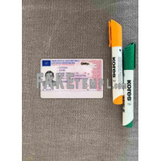 Lithuania  fake driving license photolook template PSD, scan and photo-realistic look  (2013-present )