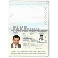 Moldova fake passport photoshop template PSD, 2011-2014