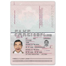 Moldova fake passport photoshop template PSD, 2014 – present