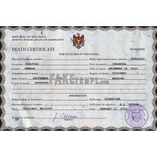 Moldova fake vital record death photoshop certificate PSD